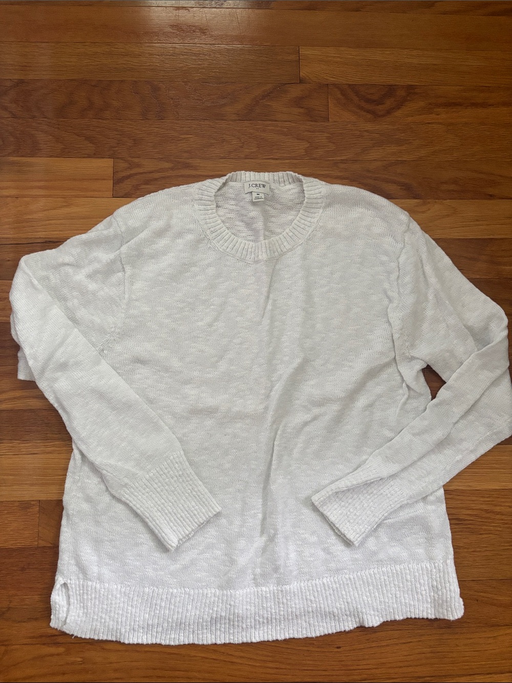J. Crew Crewneck Sweater in White